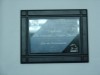 diploma Diagonal c- en placa de aluminio Anodizado de 175 mm x 250 mm, grabado con sus datos, en base de cristal, poliéster (polyester), o madera, con su logotipo impreso y o grabado