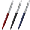 bolígrafo promocional (plumas publicitarias) (promotional pens) vader, bi-tono, metálico. Colores: negro azul y rojo. Inlcuye estuche individual de lujo.