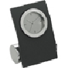 reloj promocional (relojes publicitarios) de escritorio vertical metlico bi-tono, con caja individual