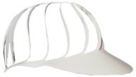 gorra visera túnel de viento (visera promocional) portavin en color blanco, unitalla.