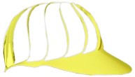 gorra visera túnel de viento (visera promocional) suela eva foami espumín en color amarillo, unitalla.