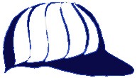 gorra visera t�nel de viento (visera promocional) suela eva foami espum�n en color azul marino, unitalla.