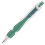 Bolígrafo plumas publicitarias, color del producto blanco y verde. PRECIO de PROMOCIÓN, verificar EXISTENCIAS, próximo a AGOTARSE.